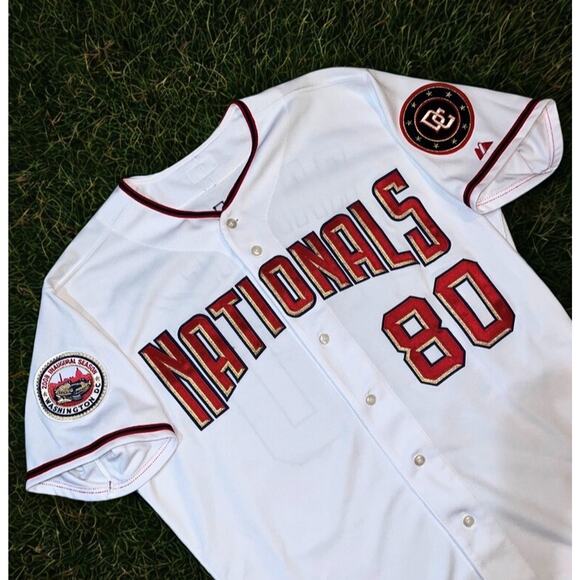 Washington Nationals 2008 Ismael Ramirez Game Worn Jersey Inaugural Season Sz 48 - Picture 4 of 9